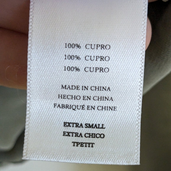 Rails Maverick Twill Military Jacket in sage Size XS EUC 100% Cupro - Picture 15 of 16